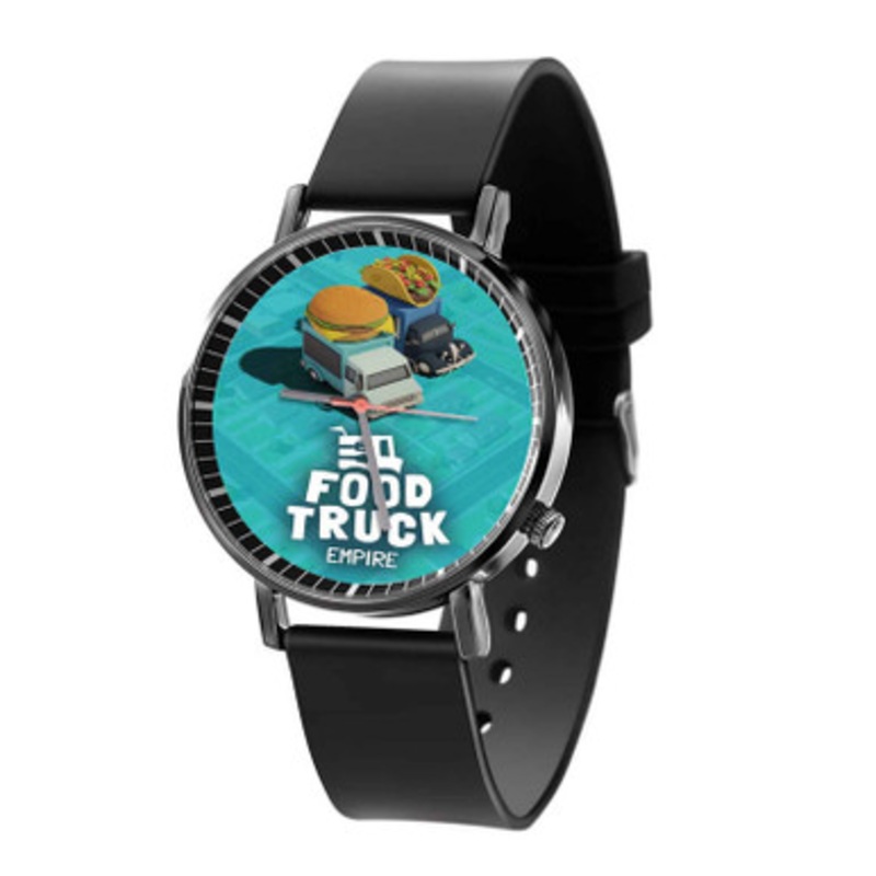 Food Truck Empire Black Quartz Watch Unisex With Premium Gift Box