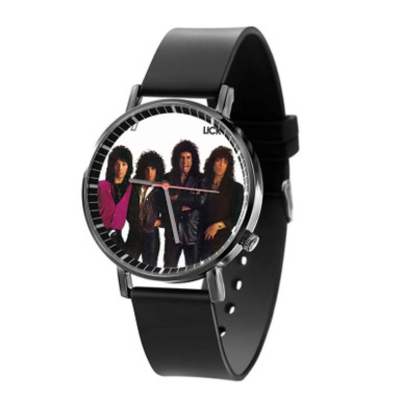 Kiss Lick It Up 1983 Black Quartz Watch Unisex With Premium Gift Box