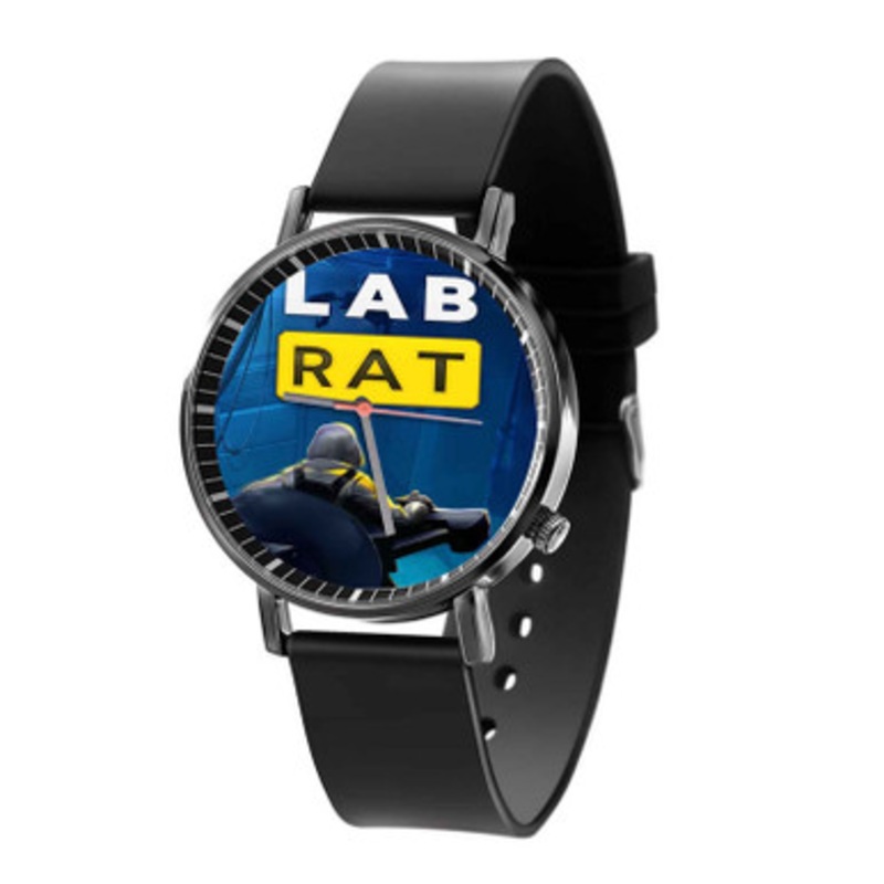 Lab Rat Black Quartz Watch Unisex With Premium Gift Box