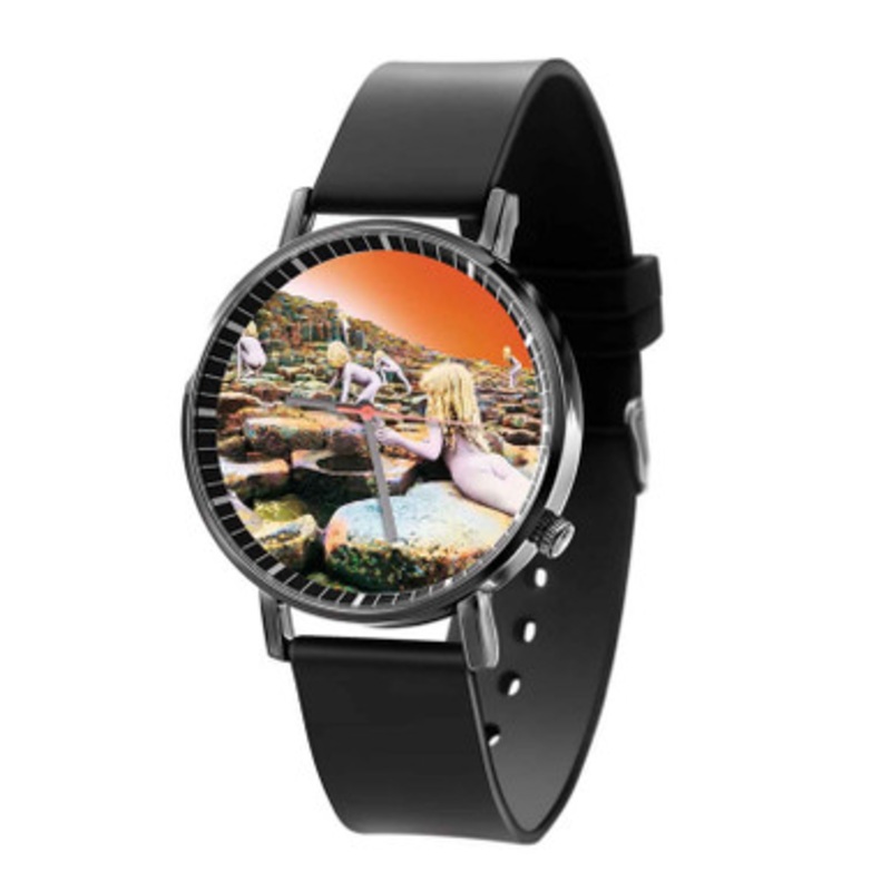 Led Zeppelin Houses of the Holy 1973 Black Quartz Watch Unisex With Premium Gift Box