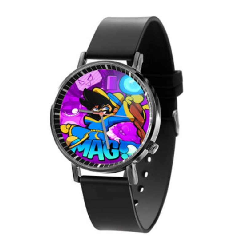 Mago Black Quartz Watch Unisex With Premium Gift Box