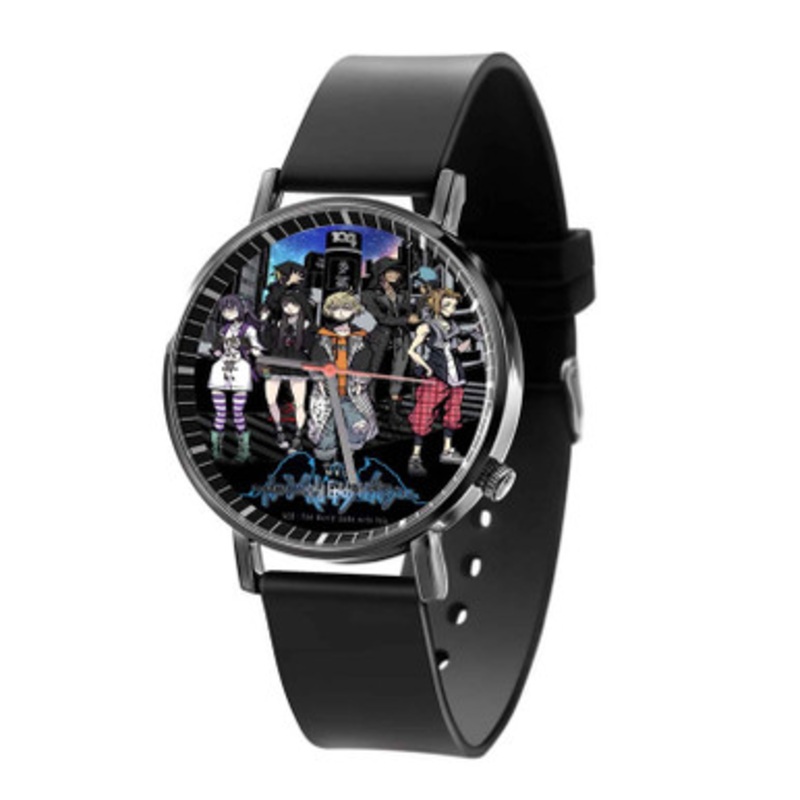 NEO The World Ends with You Black Quartz Watch Unisex With Premium Gift Box